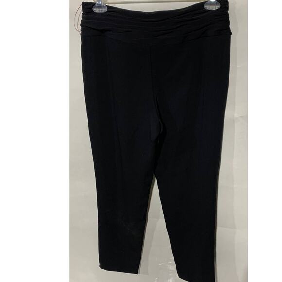 Catherine Malandrino high waist ankle Black side tie dress pants size 6 amazing - Picture 4 of 6